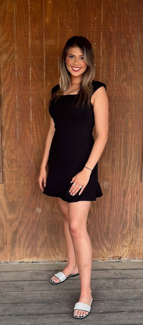 Black Mini Summer Dress