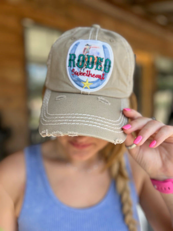 Khaki Rodeo Sweetheart Hat