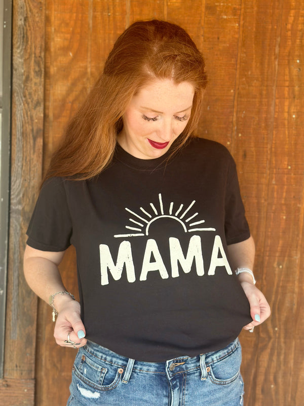 Black Mama Graphic T-Shirt- Comfort Colors