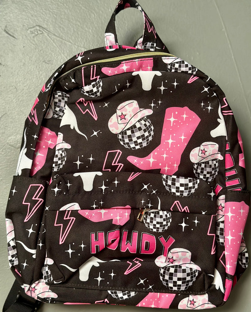 Howdy Disco Diva Kids Back Pack