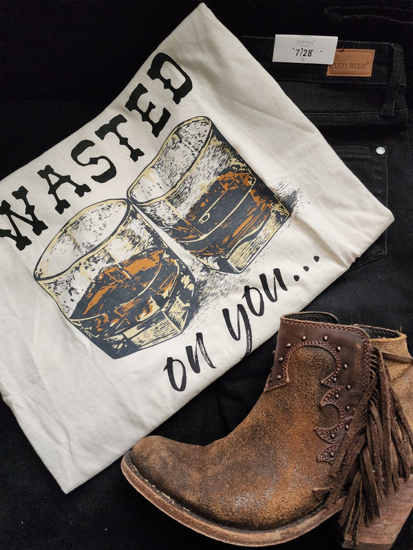 Wasted On You T-Shirt Size Small
