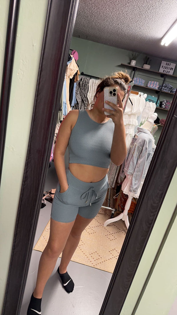 Livid Grey Two Piece Set